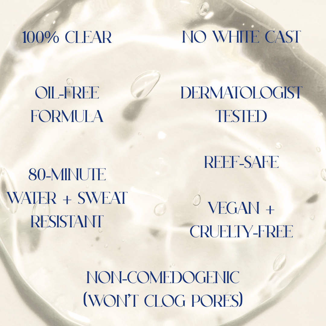 Visor Clear Face SPF 50 Sunscreen with Hyaluronic Acid and Vitamin C Accessories Visor Skin Care