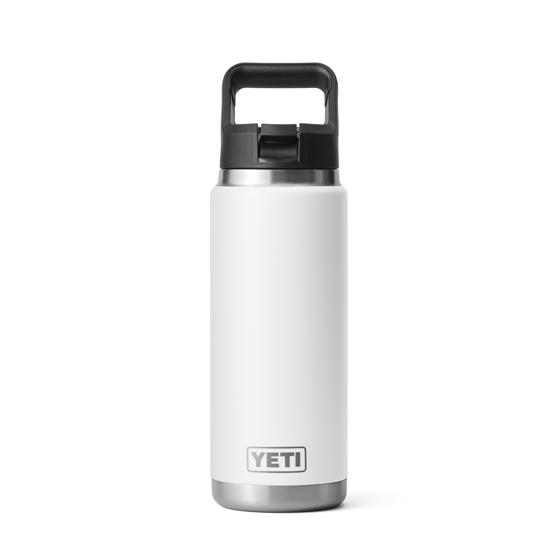 Yeti Rambler Bottle 26 oz w/Straw Cap Accessories Yeti White  