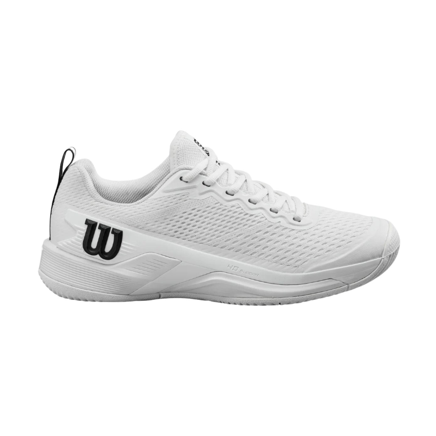 Wilson Men's Rush Pro 4.5 Footwear Wilson White/Black 8 Regular