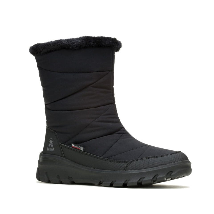 Kamik Women's Snowdon Zip Winter Boot Footwear KAMIK Black 6