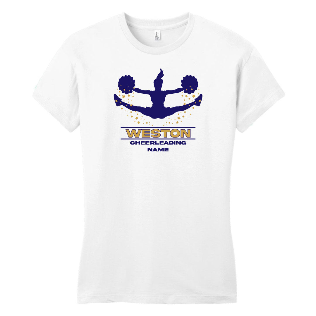 Weston Youth Cheer Cotton Short Sleeve Logowear Weston Youth Cheer Ladies XS