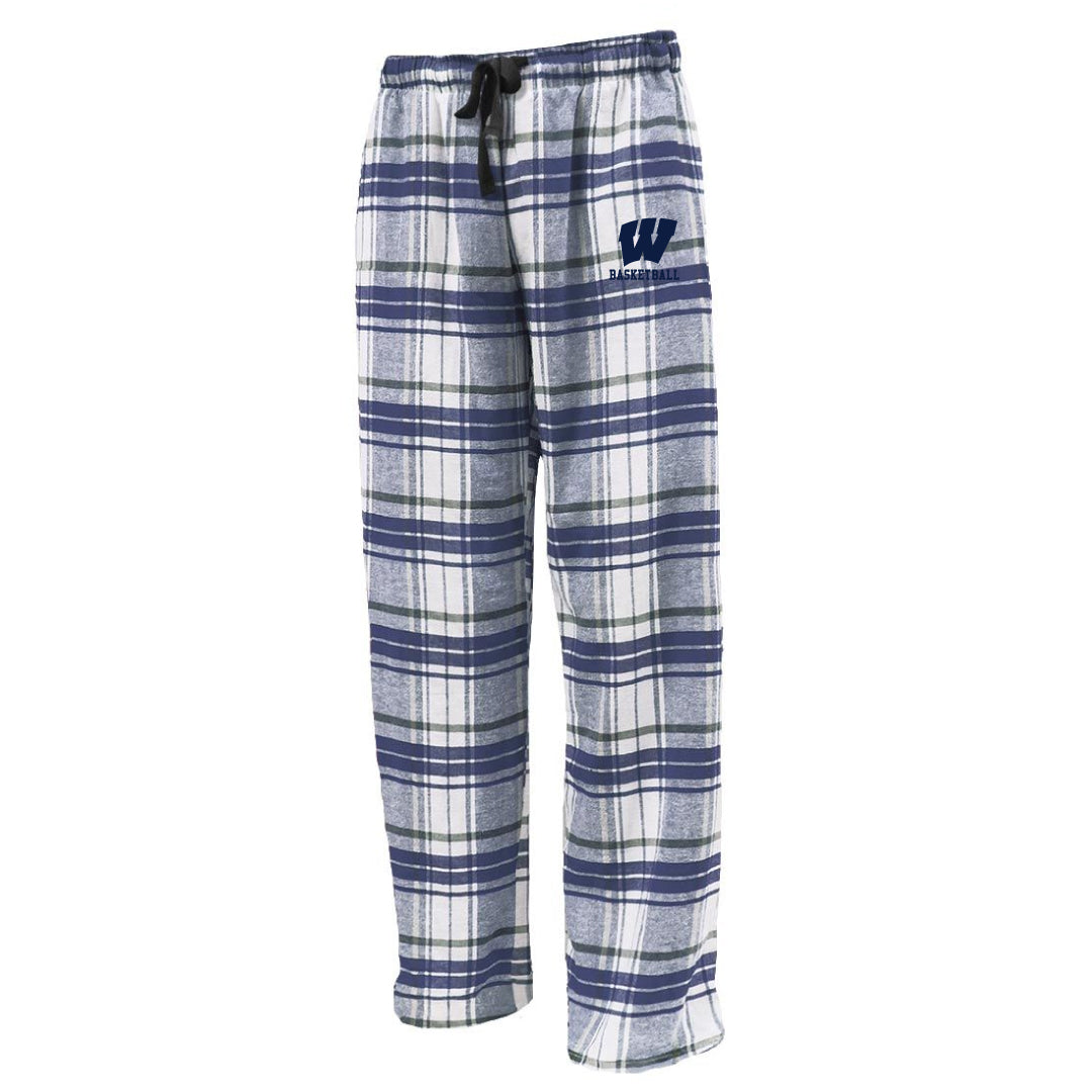 Westport Basketball Flannels Logowear Westport Basketball White/Navy Youth S