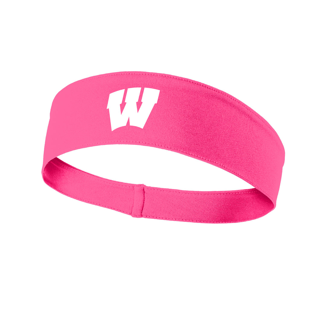 Westport Basketball Sport Wick Headband Logowear Westport Basketball Pink