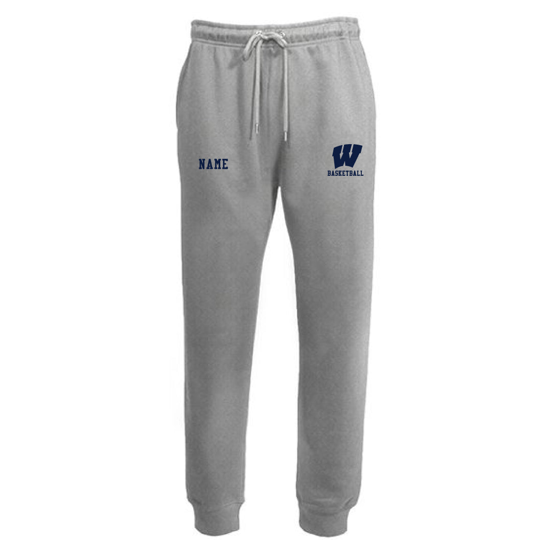 Westport Basketball Fleece Joggers Logowear Westport Basketball Grey Youth S