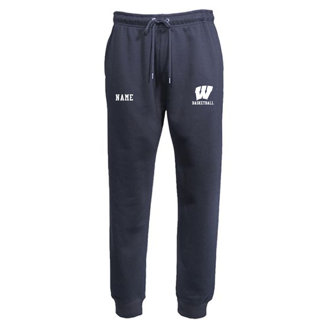 Westport Basketball Fleece Joggers Logowear Westport Basketball Navy Youth S