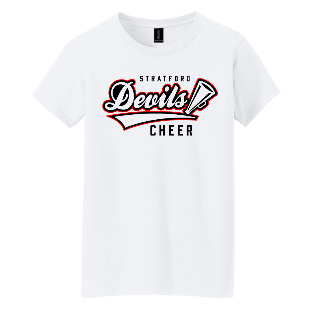 Stratford Cheer Devils Tee Logowear Stratford Cheer Ladies S
