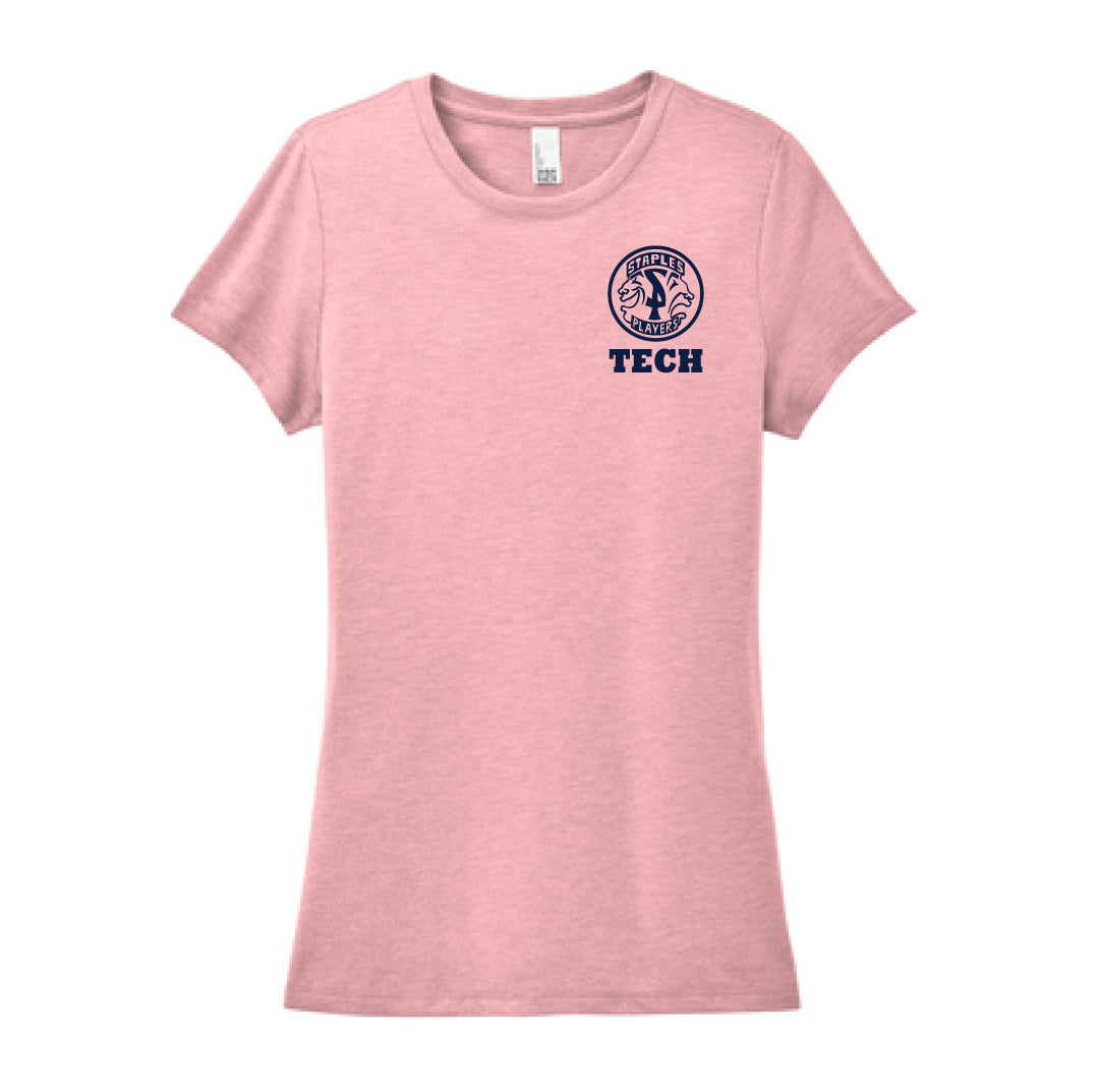 Staples Players Tri Blend Short Sleeve Logowear Staples Players Wisteria Ladies XS