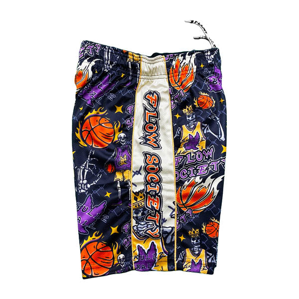 Flow Society Boys' Skeleton Hoops Attack Short Apparel Flow Society   