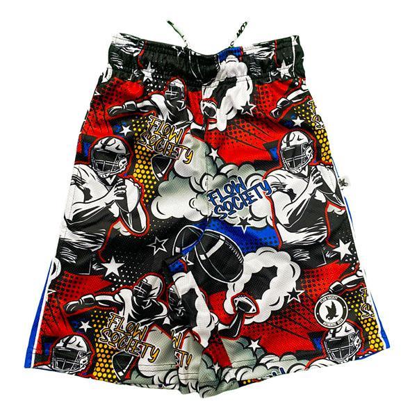 Flow Society Boys' Comic Football Attack Short Apparel Flow Society XSmall  