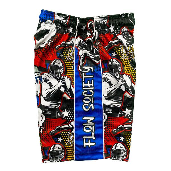 Flow Society Boys' Comic Football Attack Short Apparel Flow Society   