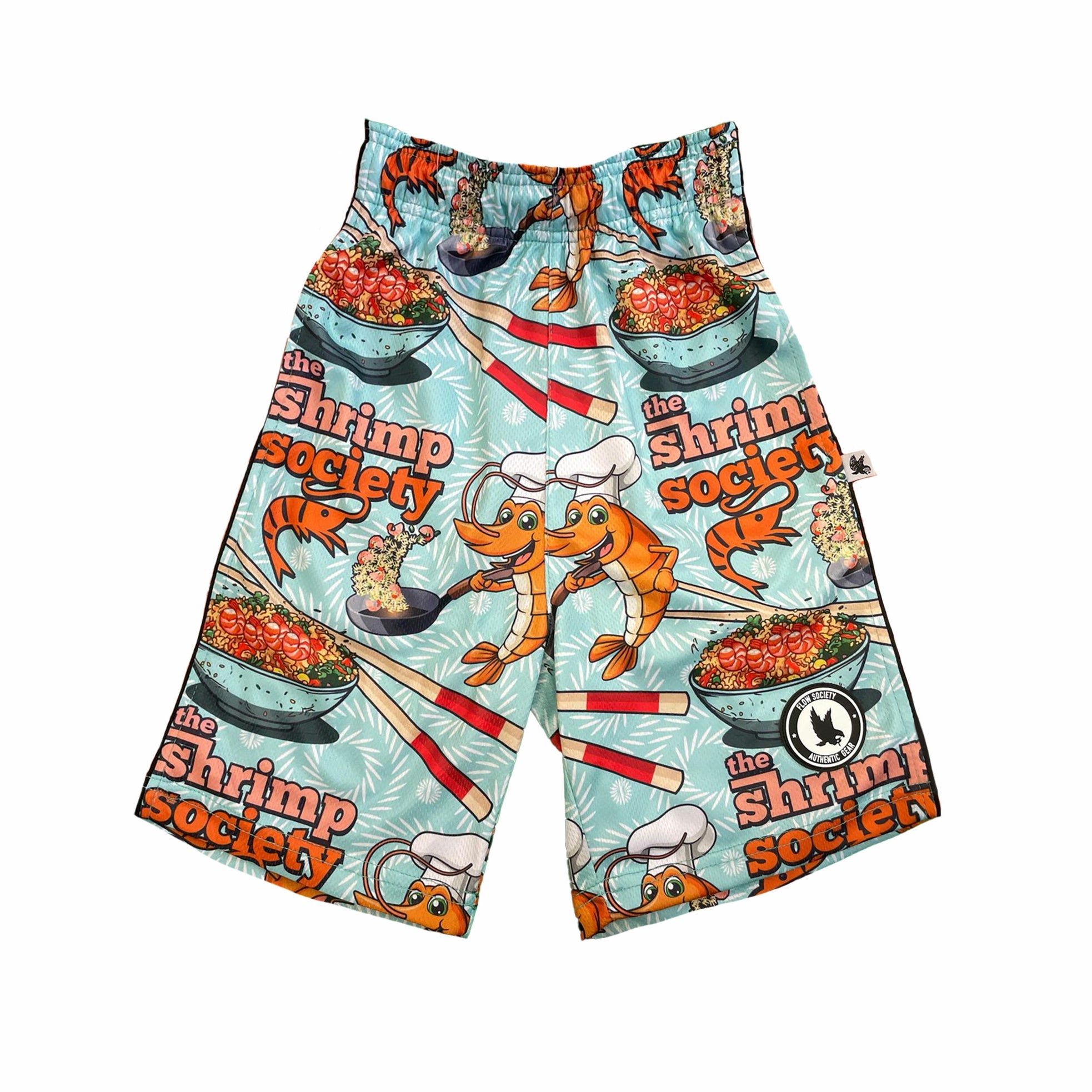 Flow Society Kids Shrimp Fried Rice Attack Shorts Apparel Flow Society
