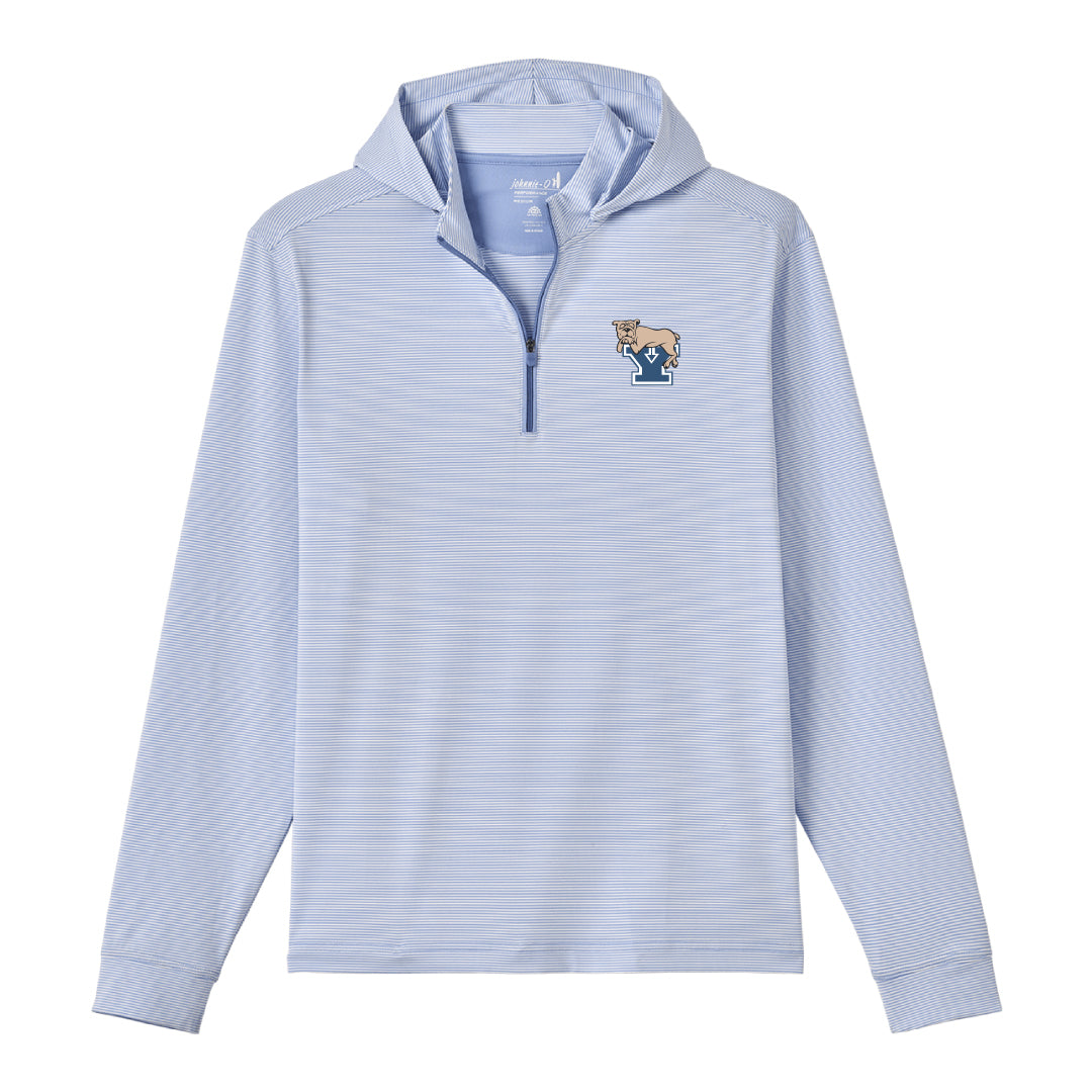 Yale Anesthesiology Mens Johnnie-O Hooded Hybrid Shirt Logowear Yale Anesthesiology Mens S