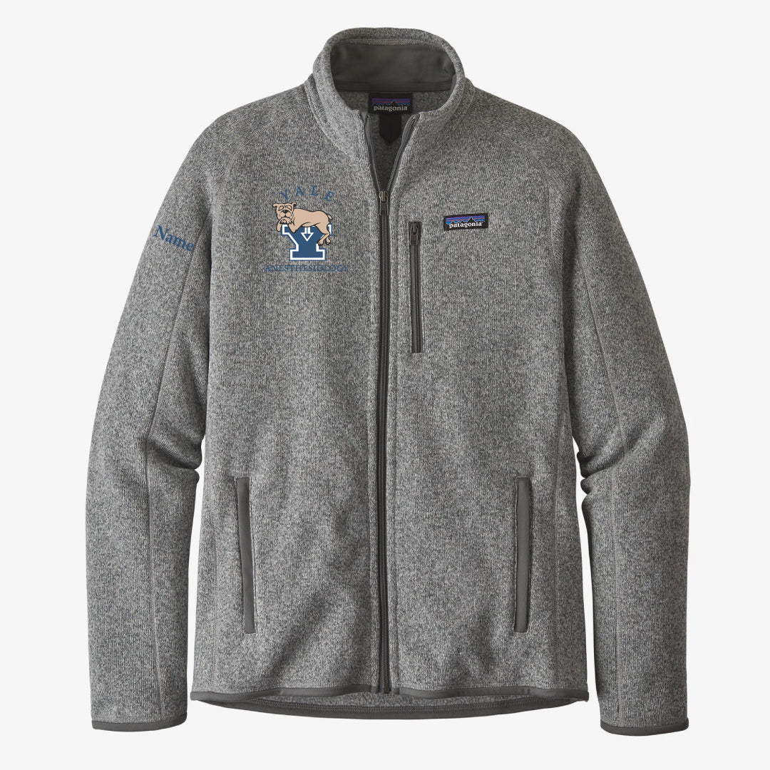 Yale Anesthesiology Mens Patagonia Better Sweater Full Zip Logowear Yale Anesthesiology Stonewash Mens S