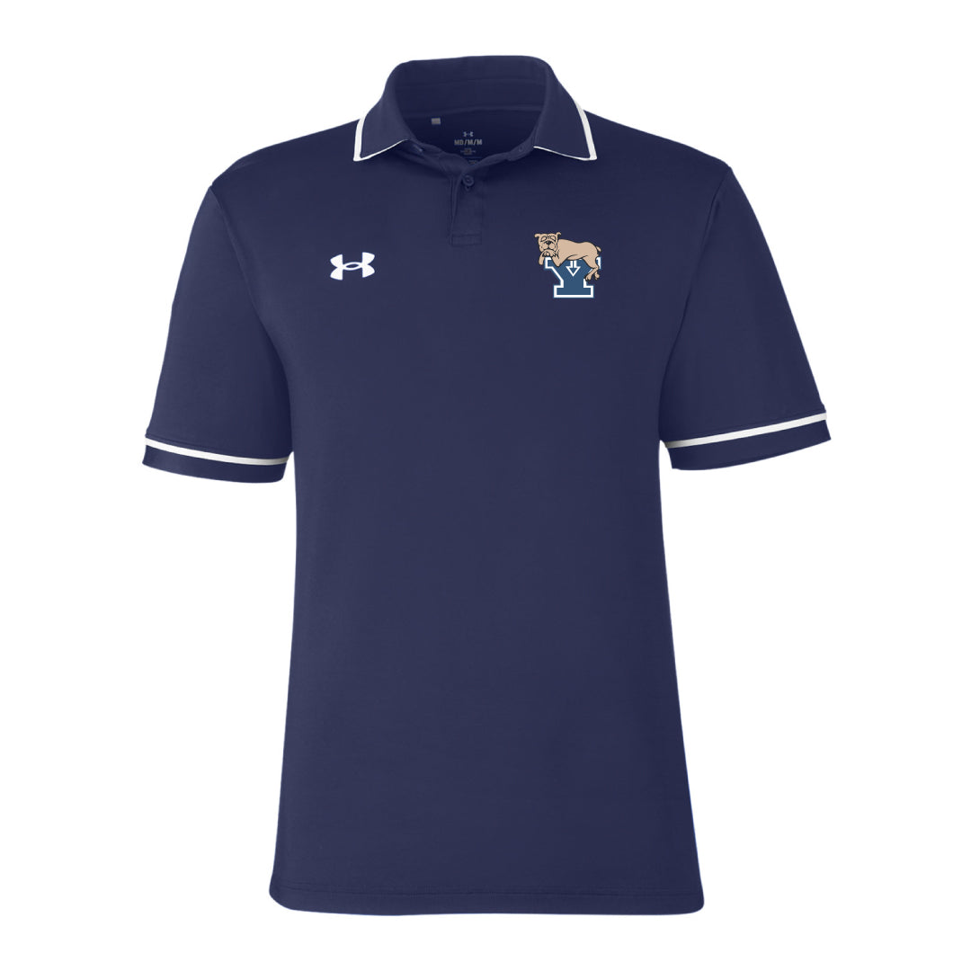 Yale Anesthesiology Mens UA Polo Logowear Yale Anesthesiology Navy Mens S