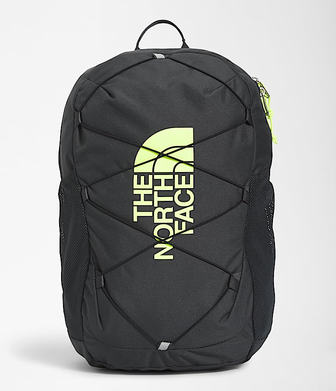 The North Face Youth Court Jester Backpack Accessories North Face Asphalt Grey/LED Yellow-AOY