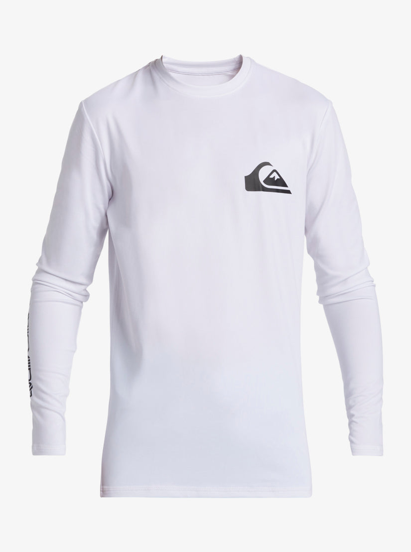 Quicksilver Boys Everyday Surf Tee Longsleeve Copy Apparel Quiksilver Roxy Small White