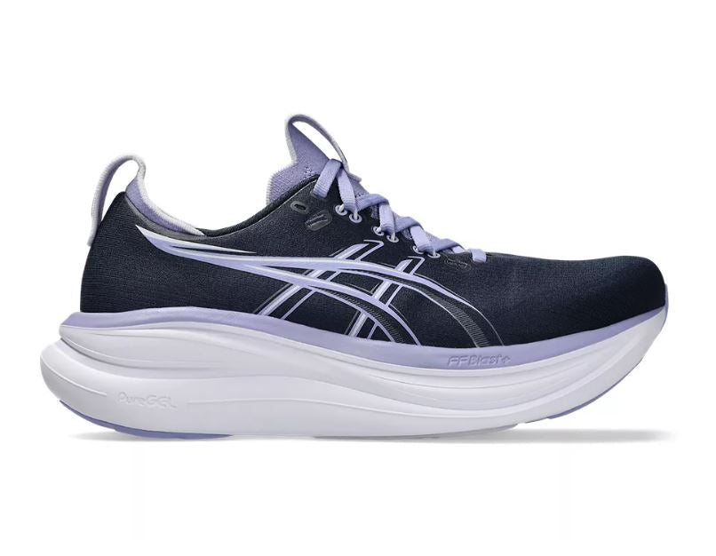 ASICS Women's Gel-Nimbus 28 Footwear ASICS Midnight/Bluebell-402 6 Medium-B
