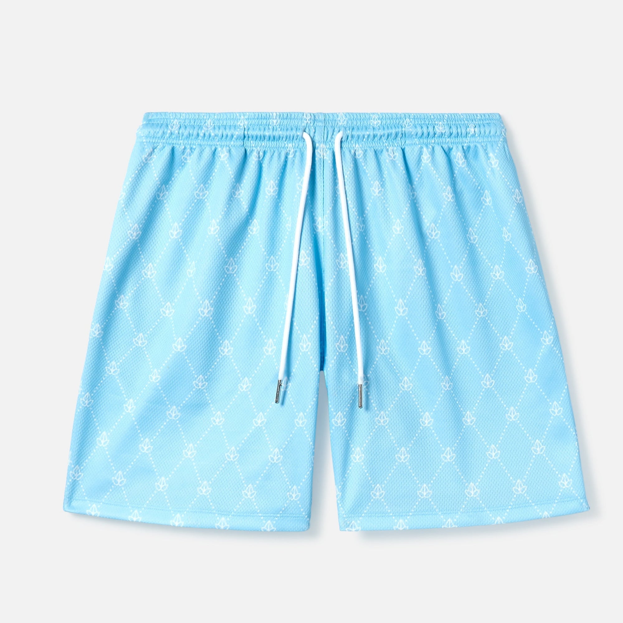 The Drip Shop Kids' Monogram Diamond Shorts Apparel The Drip Shop Sky Youth Small