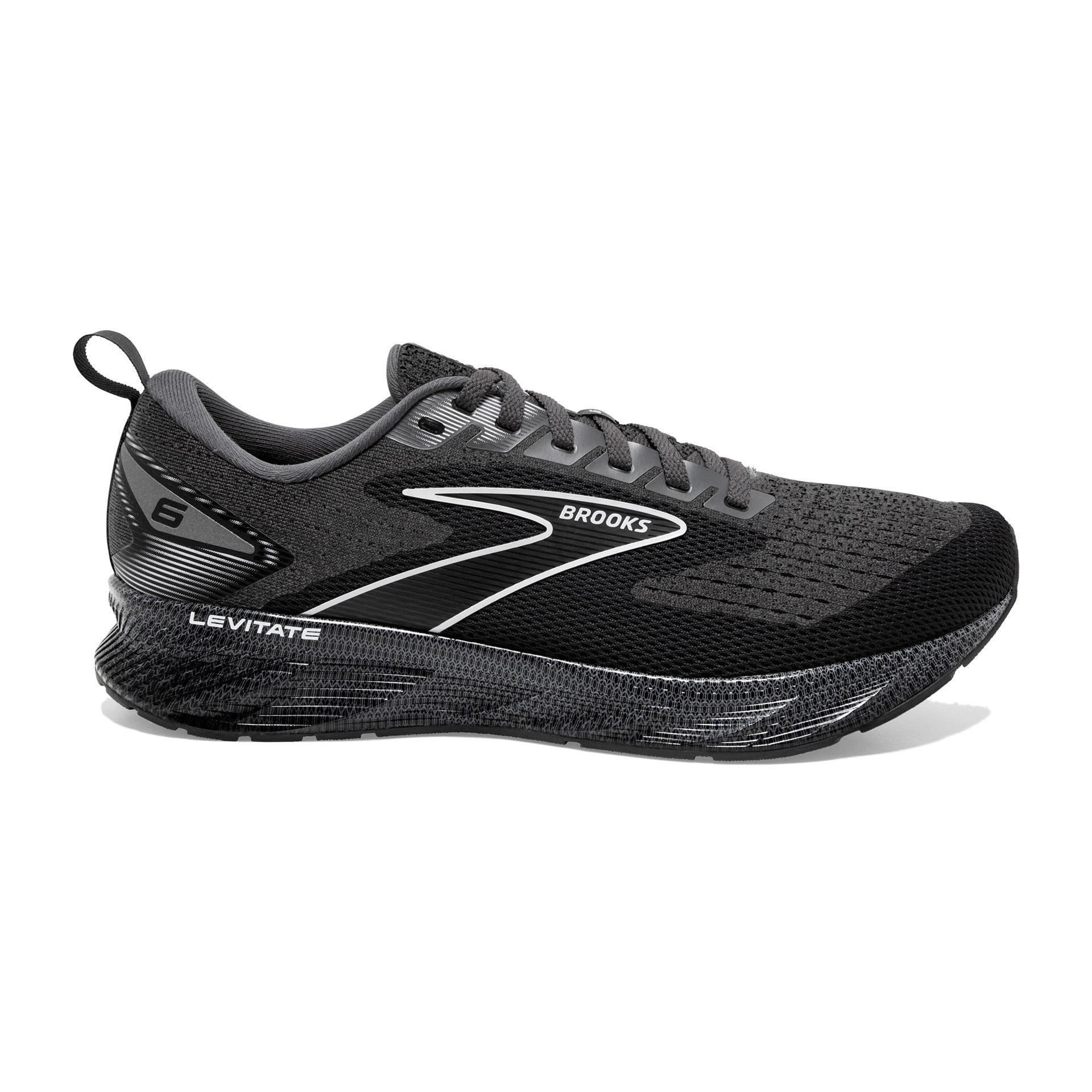 Brooks Men's Levitate 6 Footwear Brooks Blackened Pearl/Ebony/White-088 9.5