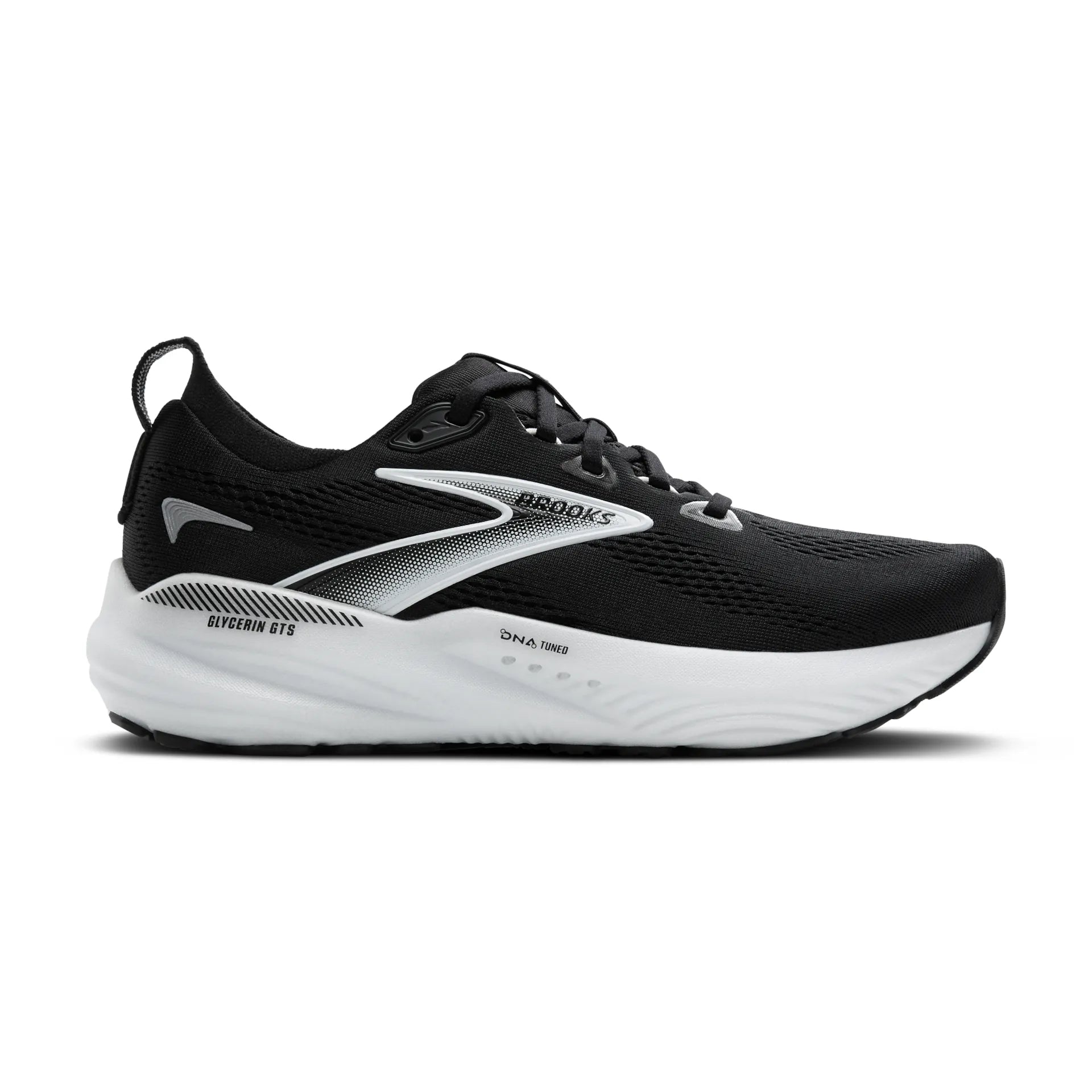 Brooks Men's Glycerin GTS 22 Footwear Brooks Black/Grey/White-090 10 Medium-D