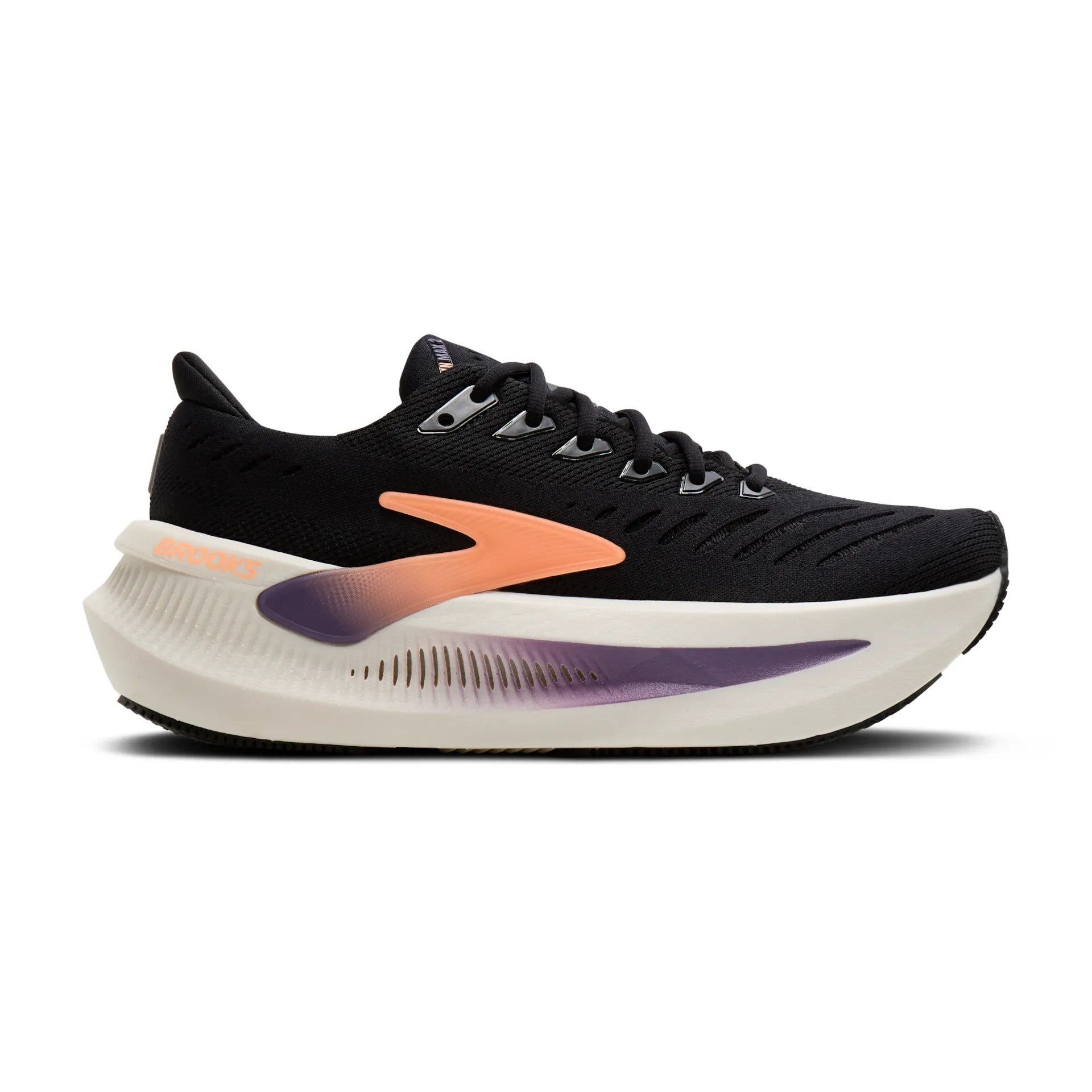 Brooks Women's Glycerin Max 2 Footwear Brooks Black/Peach/Clear-007 5.5 Medium-B