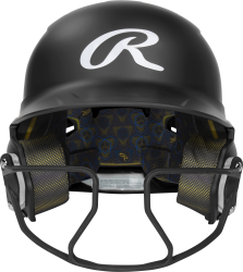 Rawlings Mach Hi-VIZ Batting Helmet w/ Viz Softball Facemask Equipment Rawlings/Easton