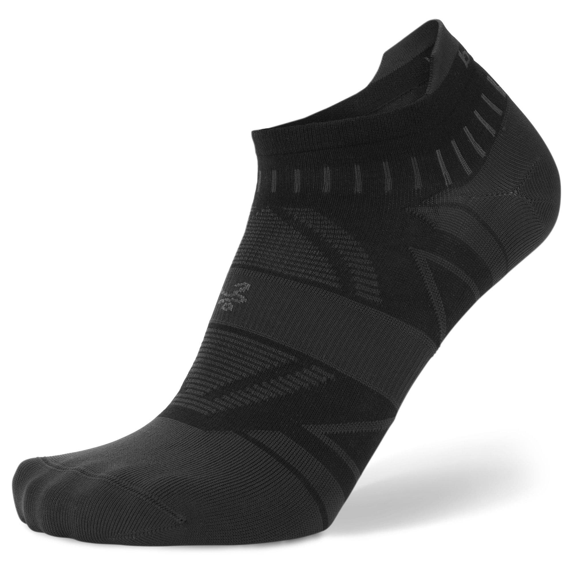 Balega Hidden Dry No Show Tab Apparel Balega Black/Charcoal Small