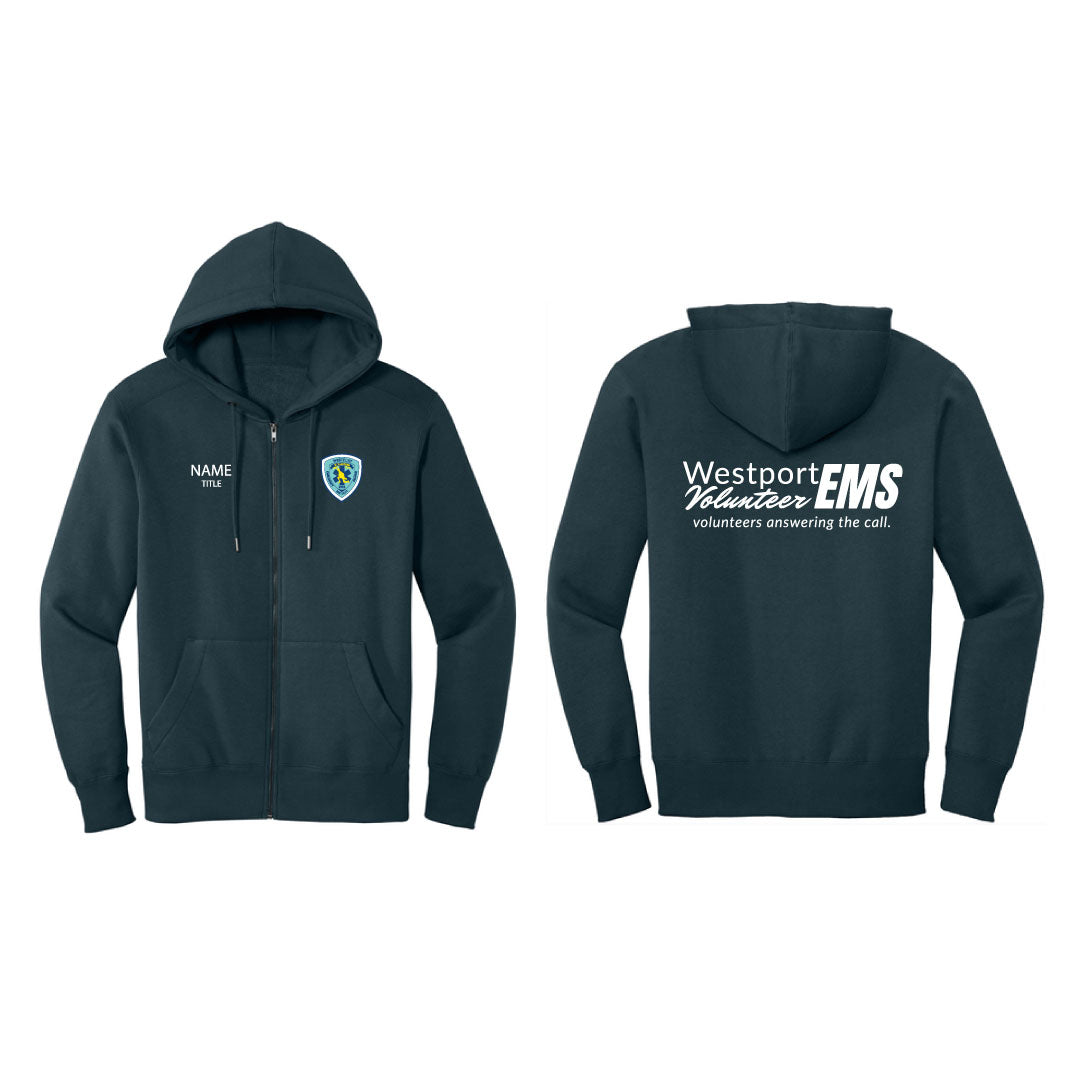 Westport Volunteer EMS Full Zip Hooded Sweatshirt Logowear Westport EMS Adult XS
