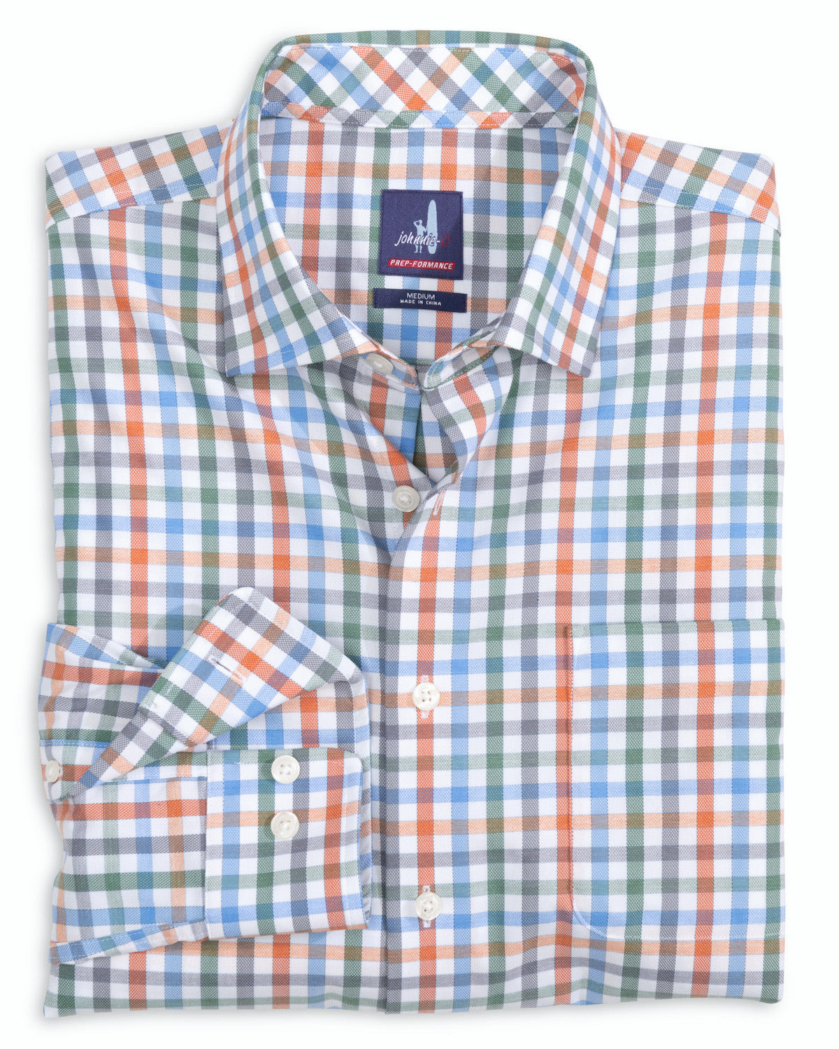 Johnnie-O Men's Elias Button Down Shirt Apparel Johnnie-O Laguna Blue Small
