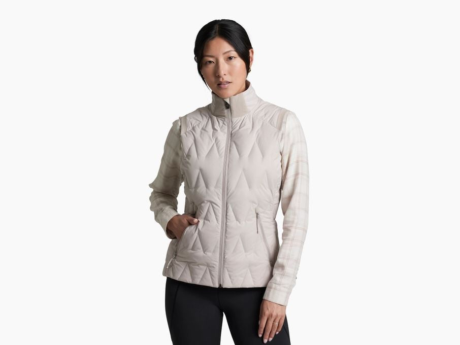 Kuhl Women's Firestorm Down Vest Apparel Kuhl Moon Light-MNLT XSmall