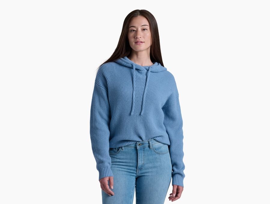 Kuhl Women's Fireside Sweater Hoody Apparel Kuhl Neptune-NEP XSmall