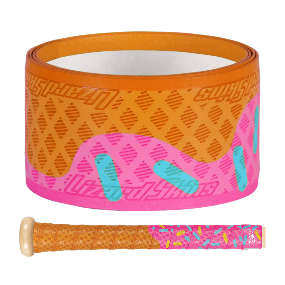 Lizard Skins DSP Ultra Bat Grip-Prints Accessories Lizard Skins Pink Scoop 1.1mm