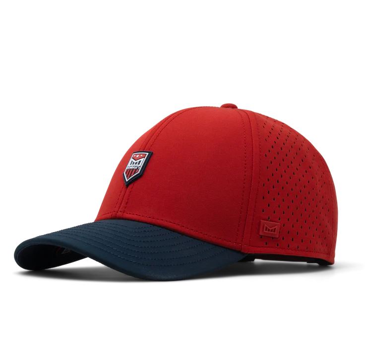 Melin Hydro A-Game Americana Snapback Hat Accessories Melin Red/Navy Classic