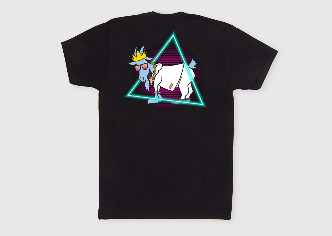 Goat USA Adult City Vice T-Shirt Apparel Goat USA Black Adult X-Small