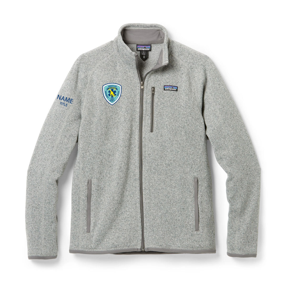 Westport Volunteer EMS Patagonia Better Sweater Full Zip Logowear Westport EMS Mens S