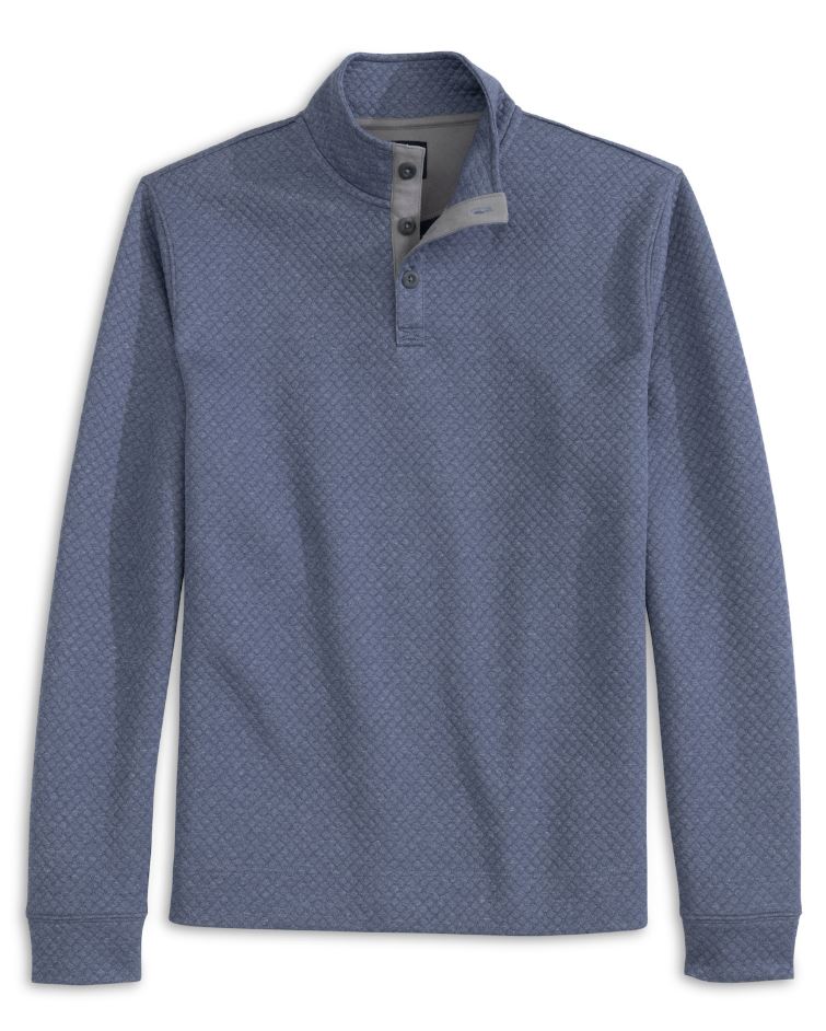Johnnie-O Men's Rockwells 3-Button Pullover Apparel Johnnie-O Laguna Blue Small