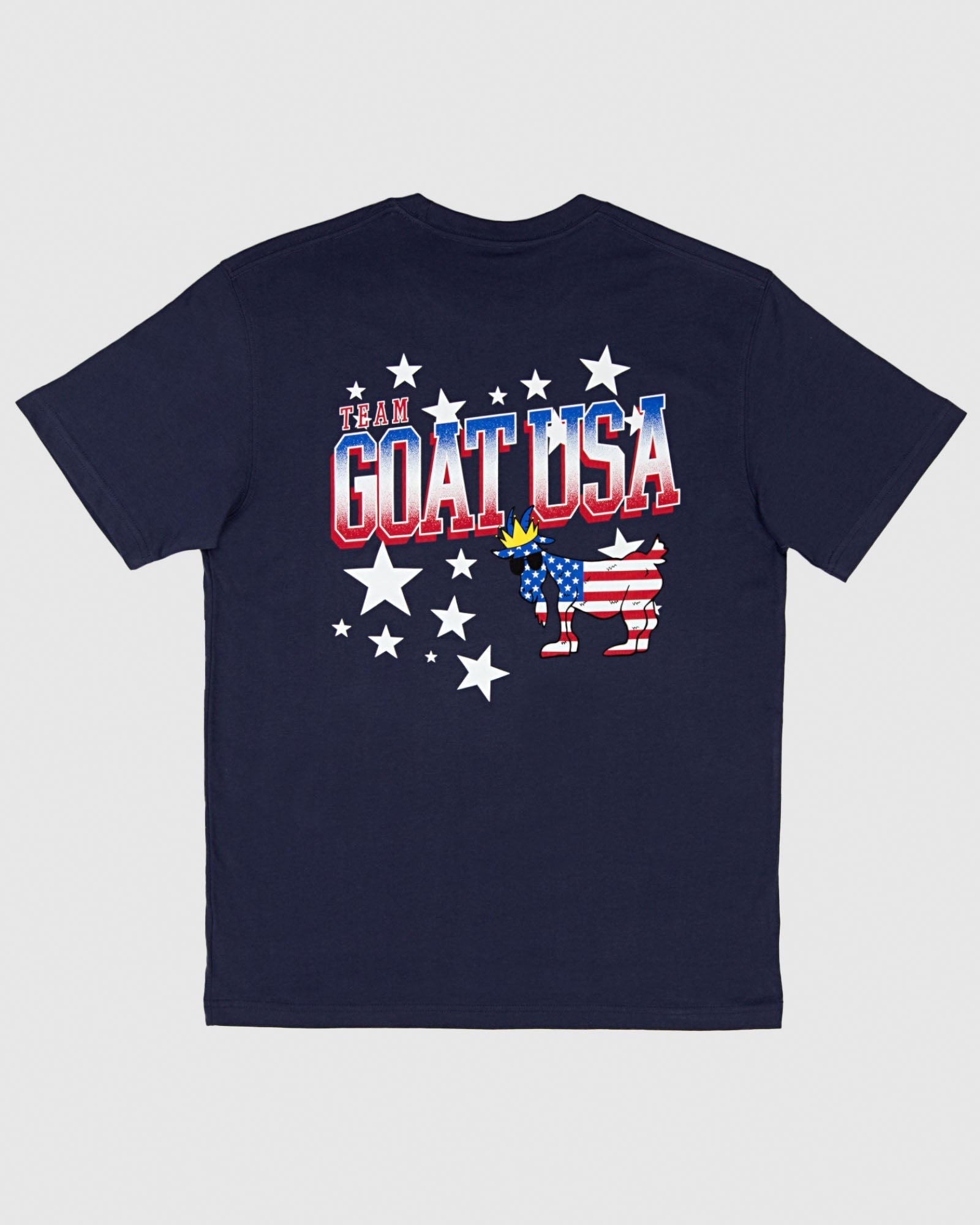 Goat Usa Youth Team Goat Usa T Shirt Apparel Goat USA Navy Youth Small