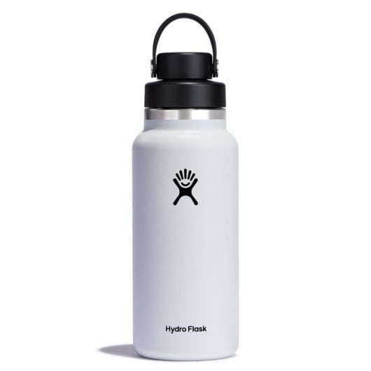 Hydro Flask 32 oz Wide Mouth with Flex Chug Cap Accessories Hydro Flask White  
