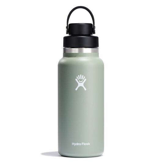 Hydro Flask 32 oz Wide Mouth with Flex Chug Cap Accessories Hydro Flask Agave