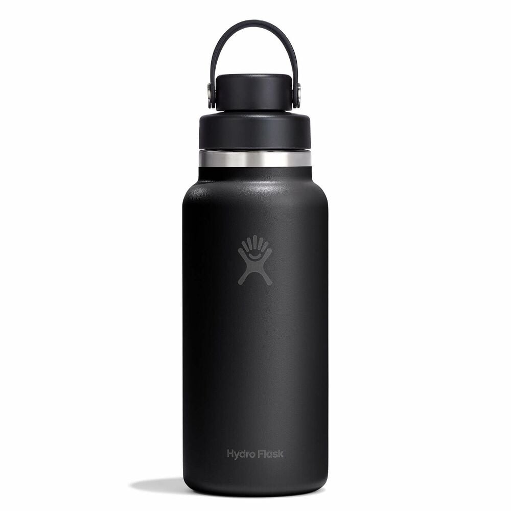 Hydro Flask 32 oz Wide Mouth with Flex Chug Cap Accessories Hydro Flask Tonal Black