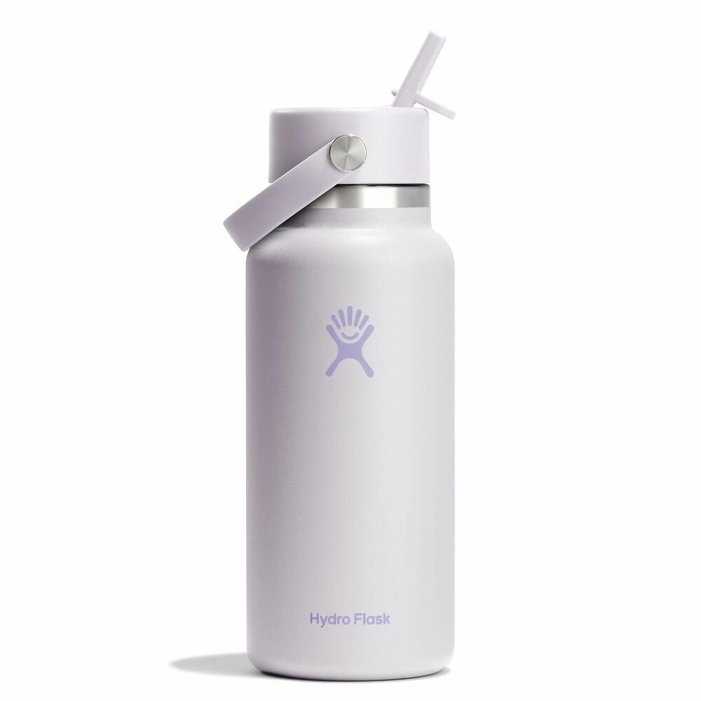 Hydro Flask 32 oz Wide Mouth with Flex Straw Cap Accessories Hydro Flask Cloud Pink