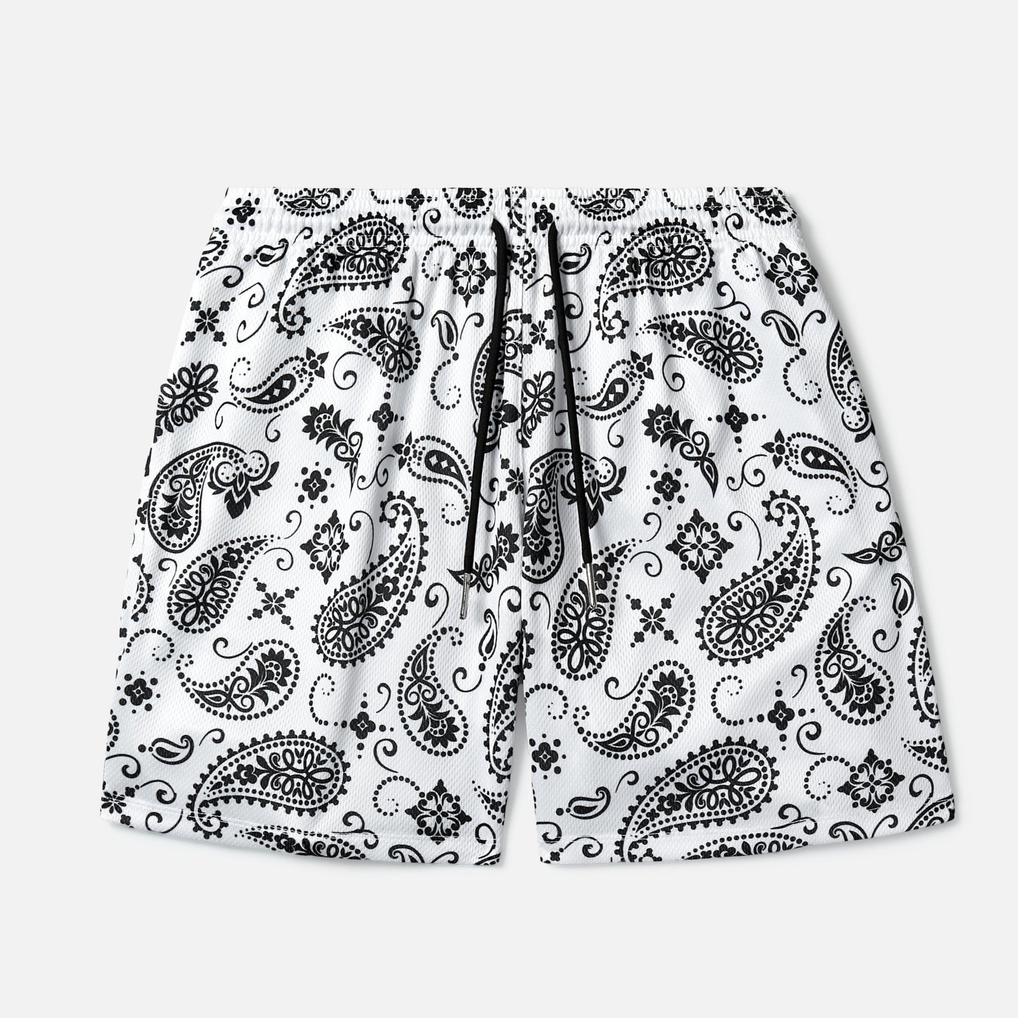 The Drip Shop Paisley Paradise Shorts Apparel The Drip Shop White Youth Small