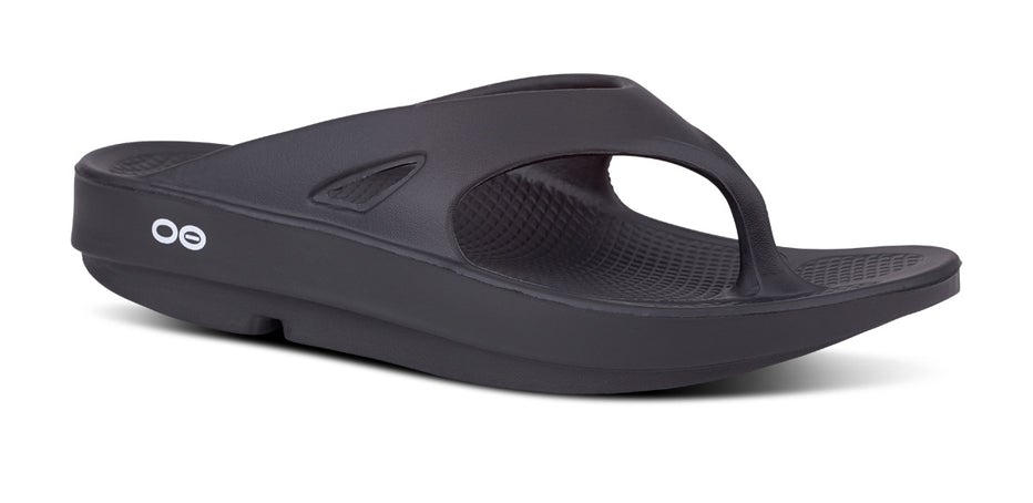 Oofos Ooriginal Thong Footwear OOFOS Black M5/W7