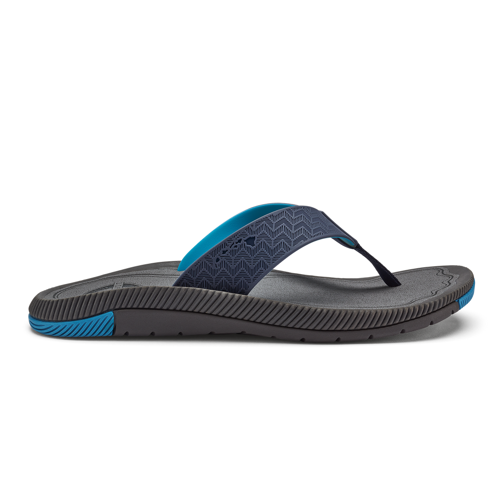 Olukai Men's ‘Awiki Sandals Footwear Olukai 8 Trench Blue/Pavement 