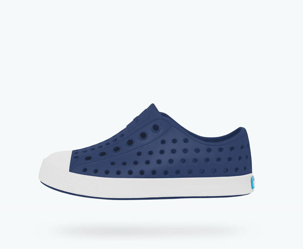 Native Jefferson Child Footwear Native Footwear Regatta Blue/Shell White C7 