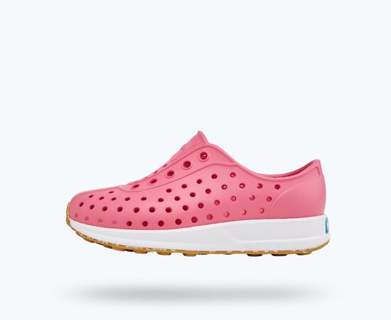 Native Kids Robbie Sugarlite Footwear Native Footwear C7 Hollywood Pink/Shell White/Mash Speckle Rubber