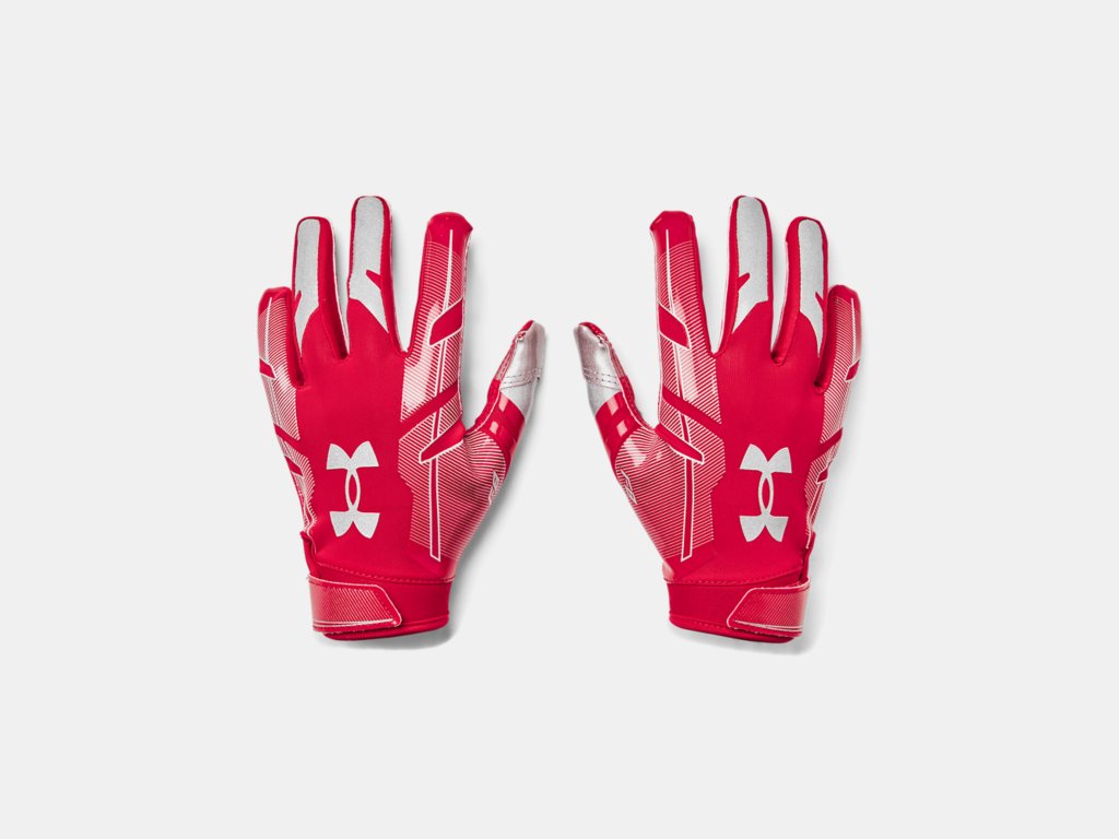 Under Armour Youth F8 Football Gloves Accessories Under Armour Red-600 Youth Small