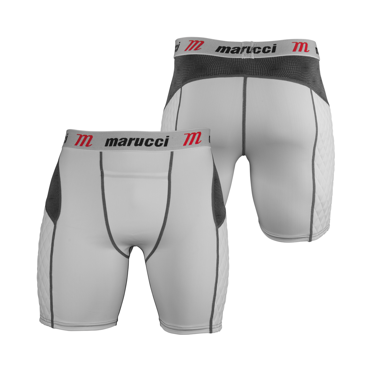 Marucci Men's Elite Padded Sliding Short Accessories MARUCCI AS White
