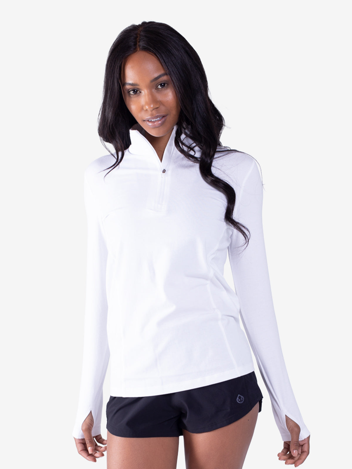 Tasc Women's Recess 1/4 Zip Apparel Tasc White XSmall 