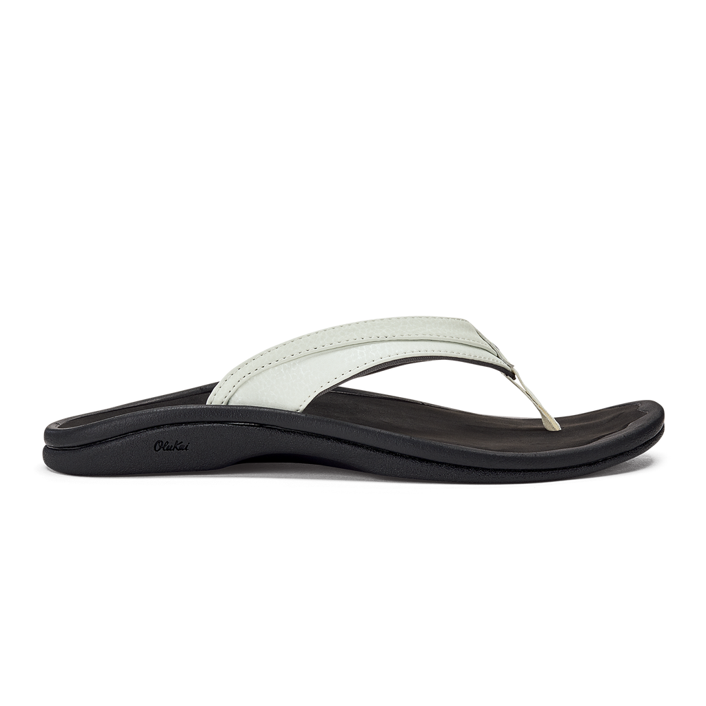 Olukai Women's Ohana Sandal Footwear Olukai White/Black 6